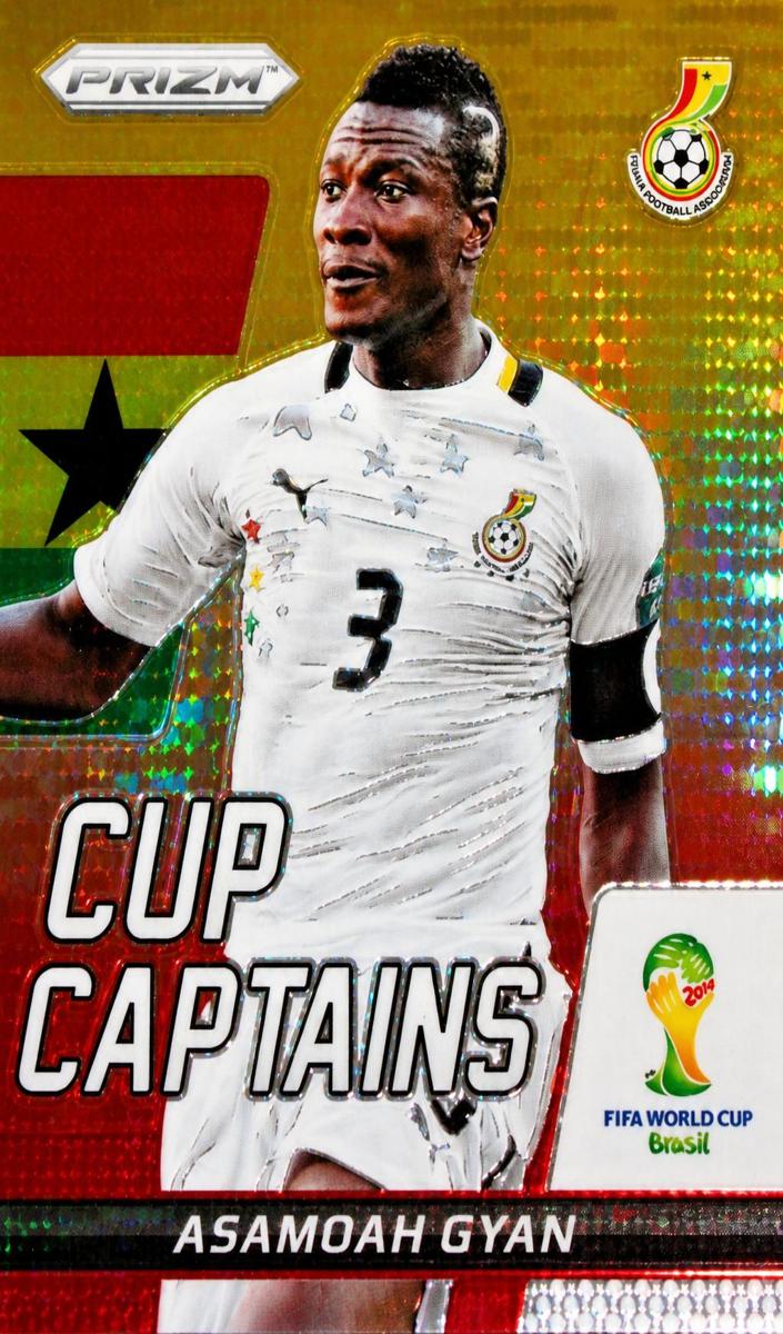2014 Panini Prizm World Cup Asamoah Gyan #2 card