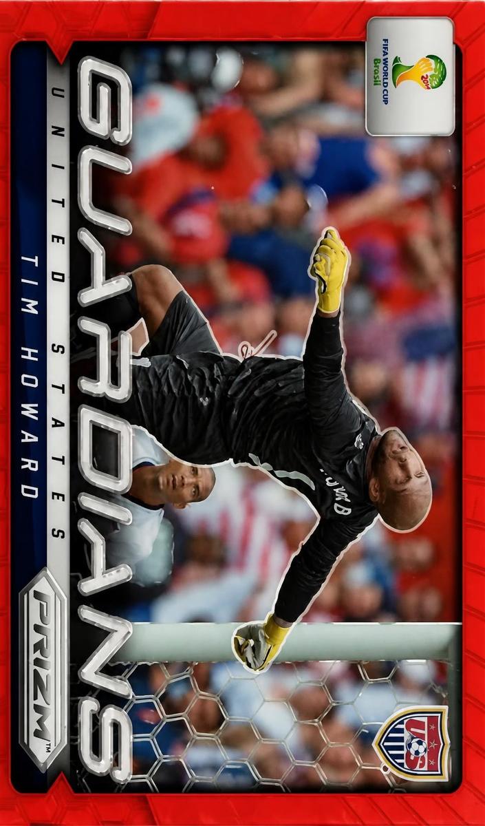 2014 Panini Prizm World Cup Tim Howard [Red] #24 card