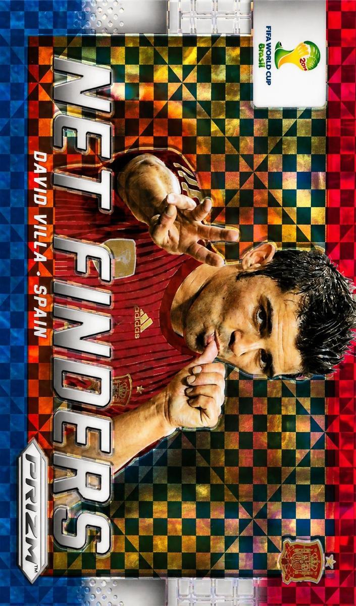 2014 David Villa [Red White & Blue Power Plaid] #22