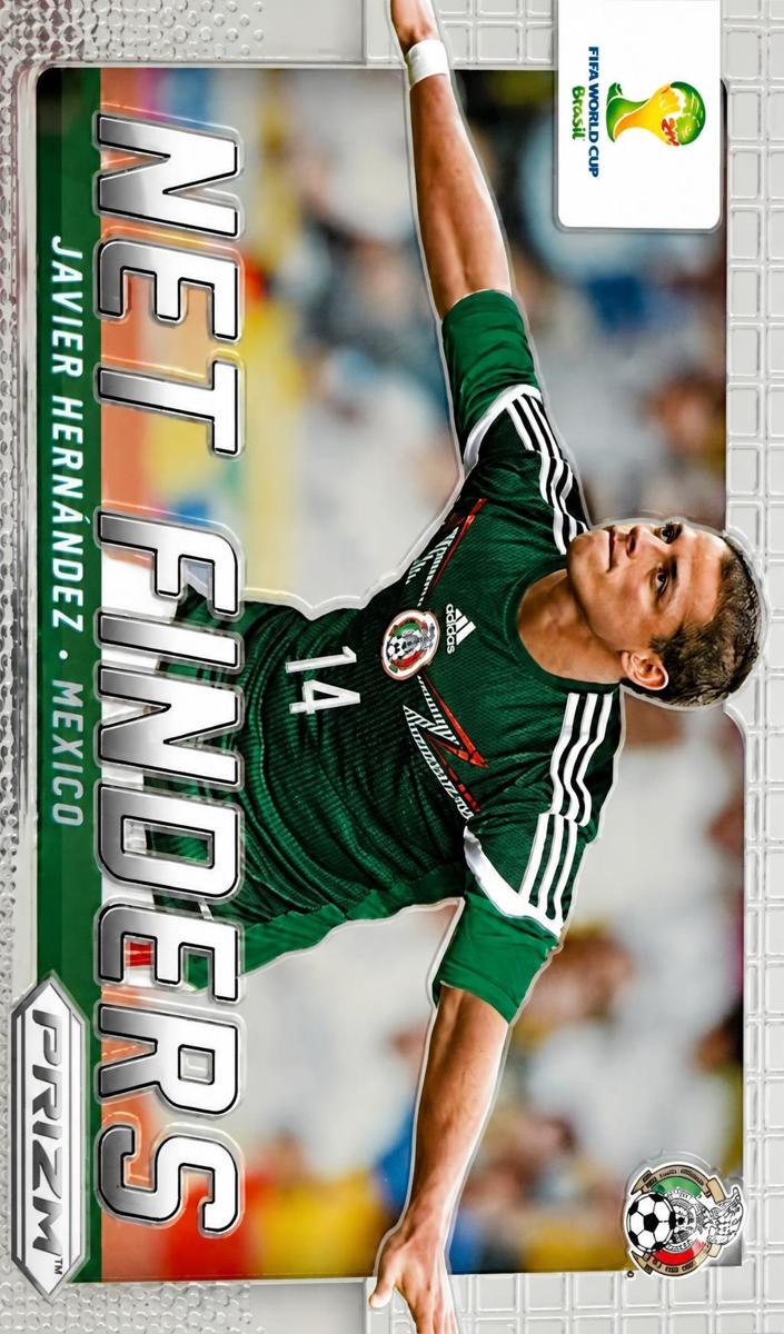 2014 Panini Prizm World Cup Javier Hernandez [Purple] #19 card