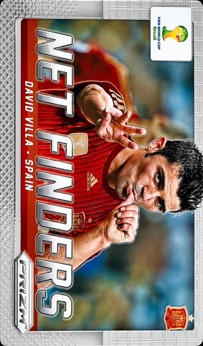 2014 Panini Prizm World Cup David Villa [Silver] #22 card