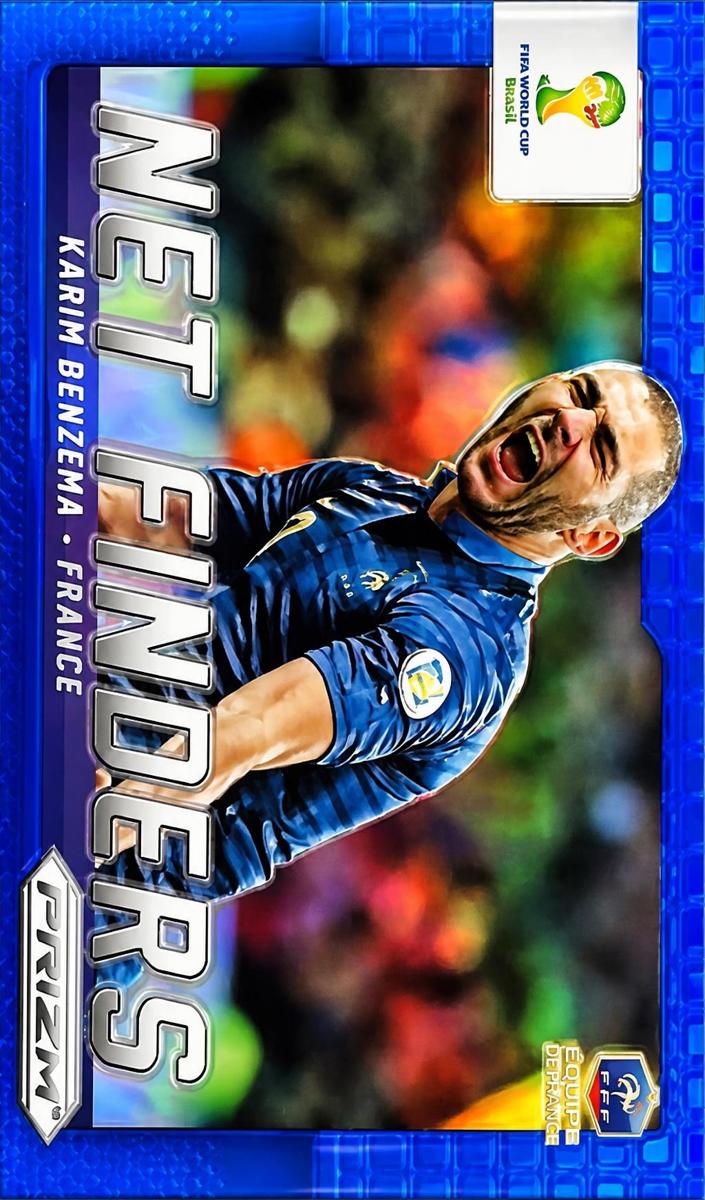 2014 Panini Prizm World Cup Karim Benzema [Purple] #10 card
