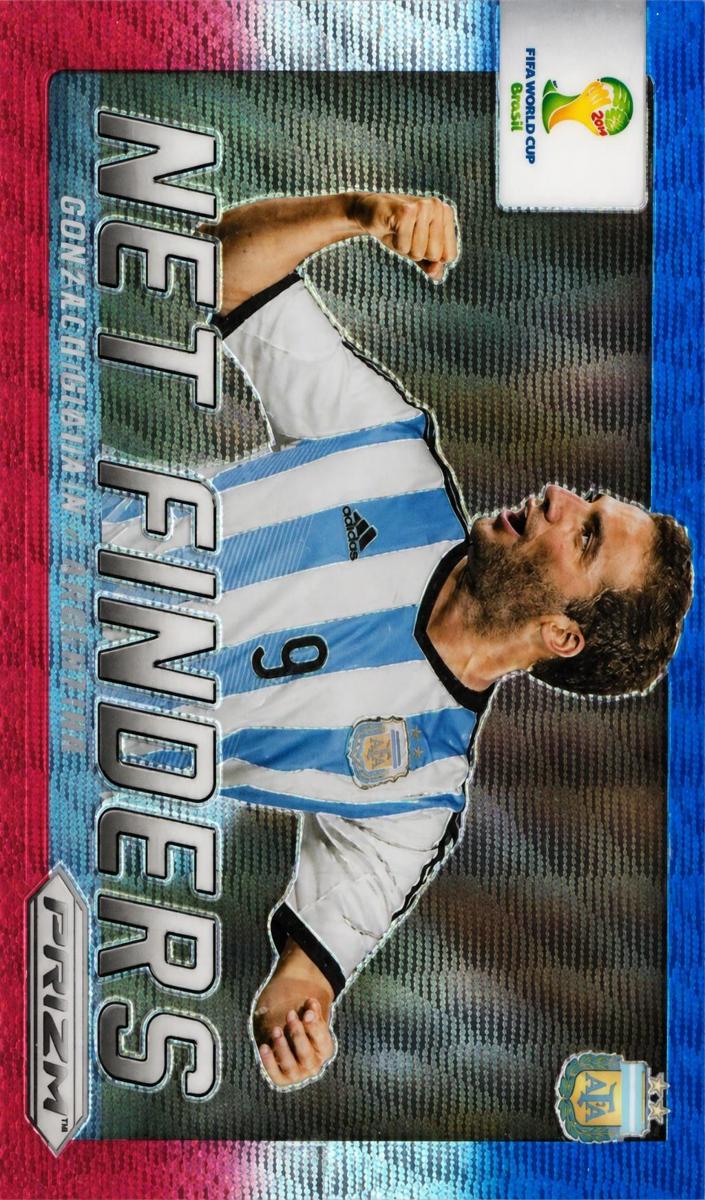 2014 Gonzalo Higuain [Blue & Red Blue Wave] #1