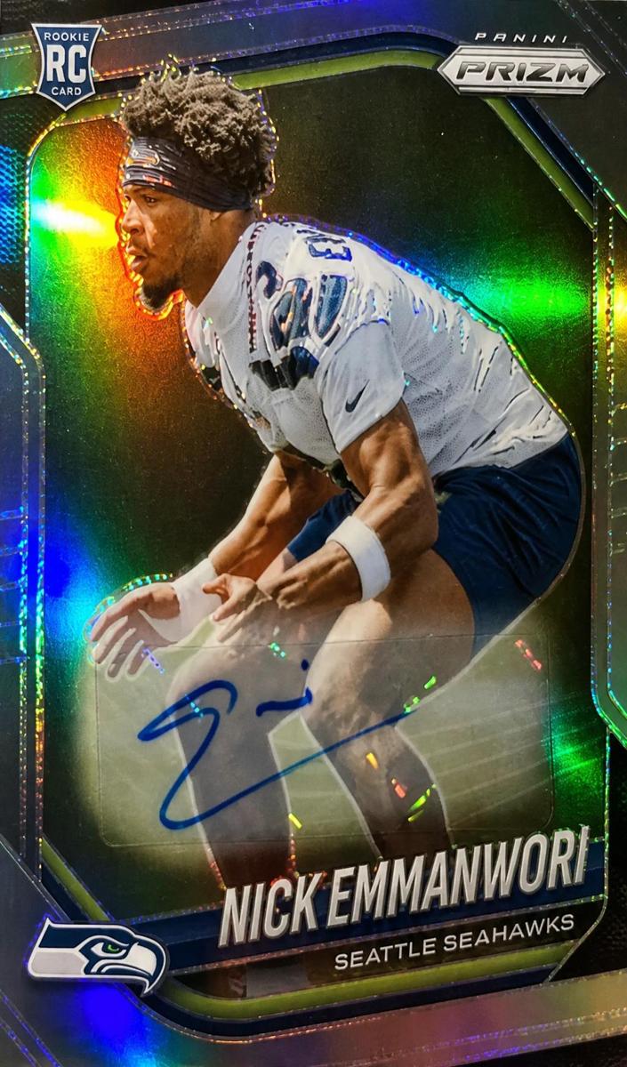 2025 Panini Prizm Nick Emmanwori [Silver] #320 card