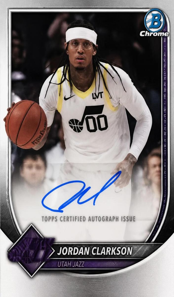 Jordan Clarkson 2025 Bowman Chrome Autographs Basketball