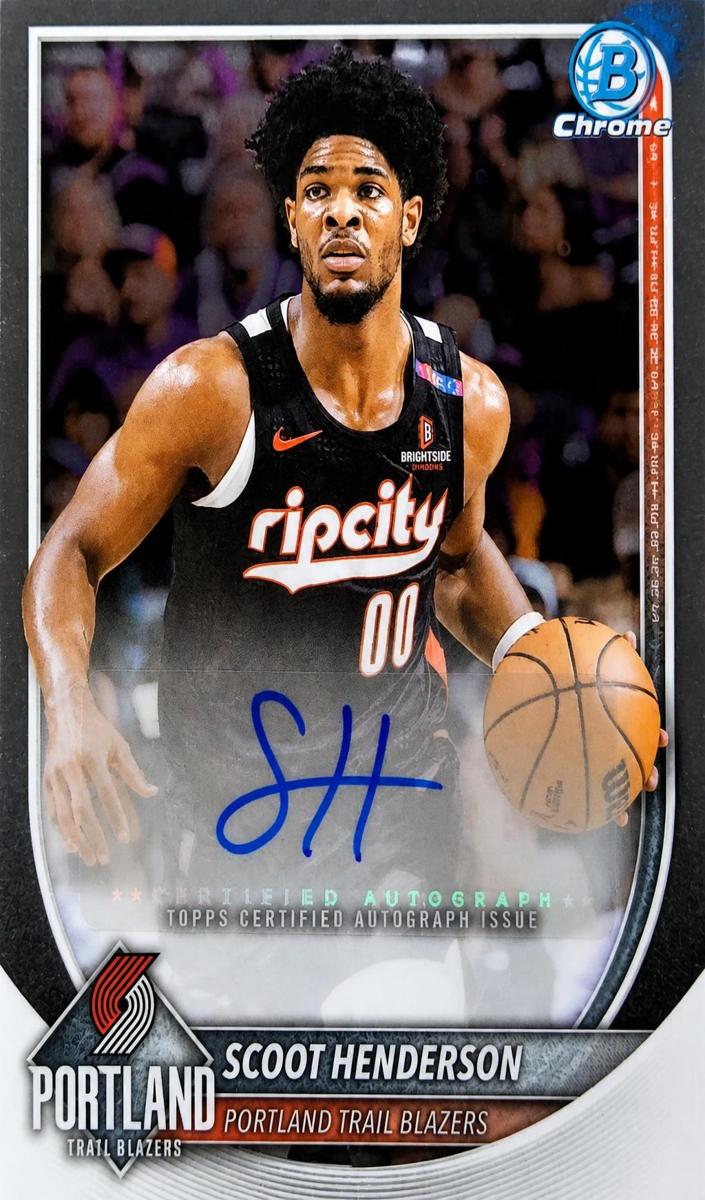 Scoot Henderson 2025 Bowman Basketball card