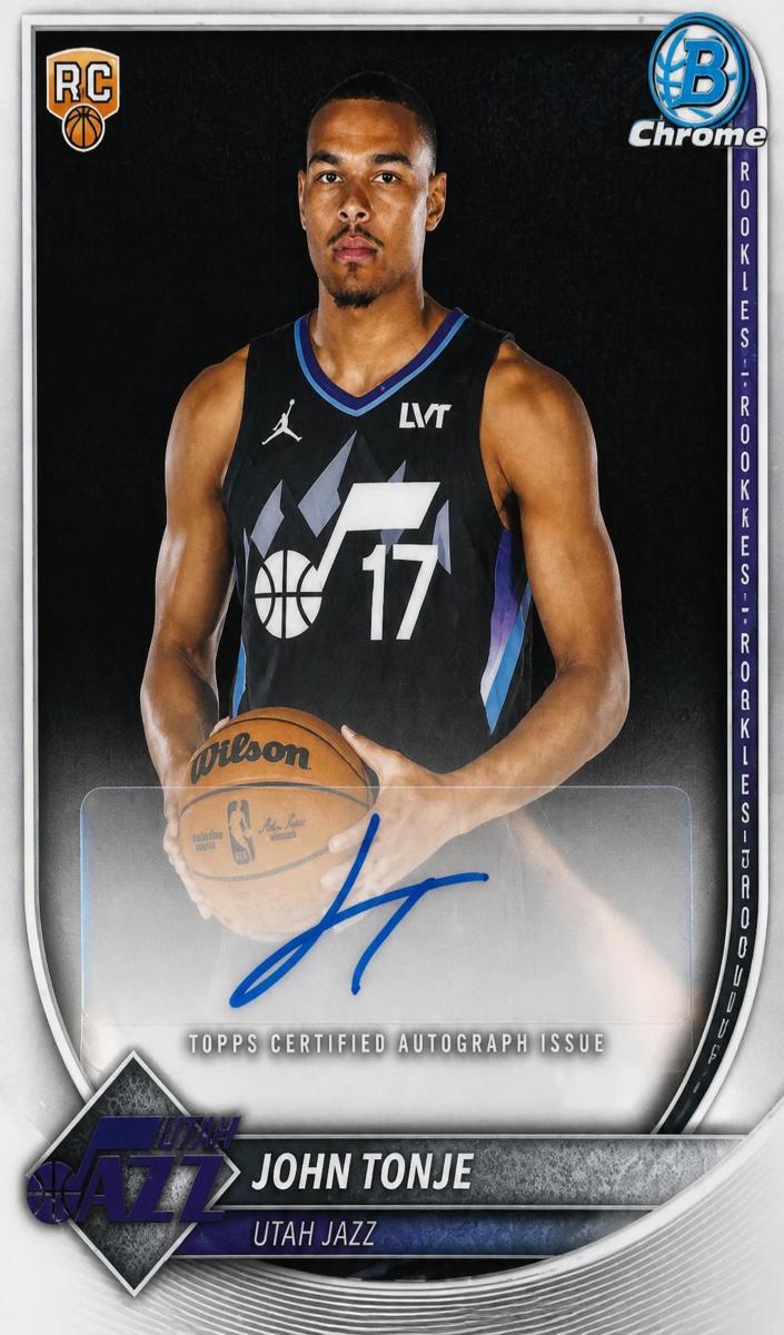 John Tonje 2025 Bowman Basketball card