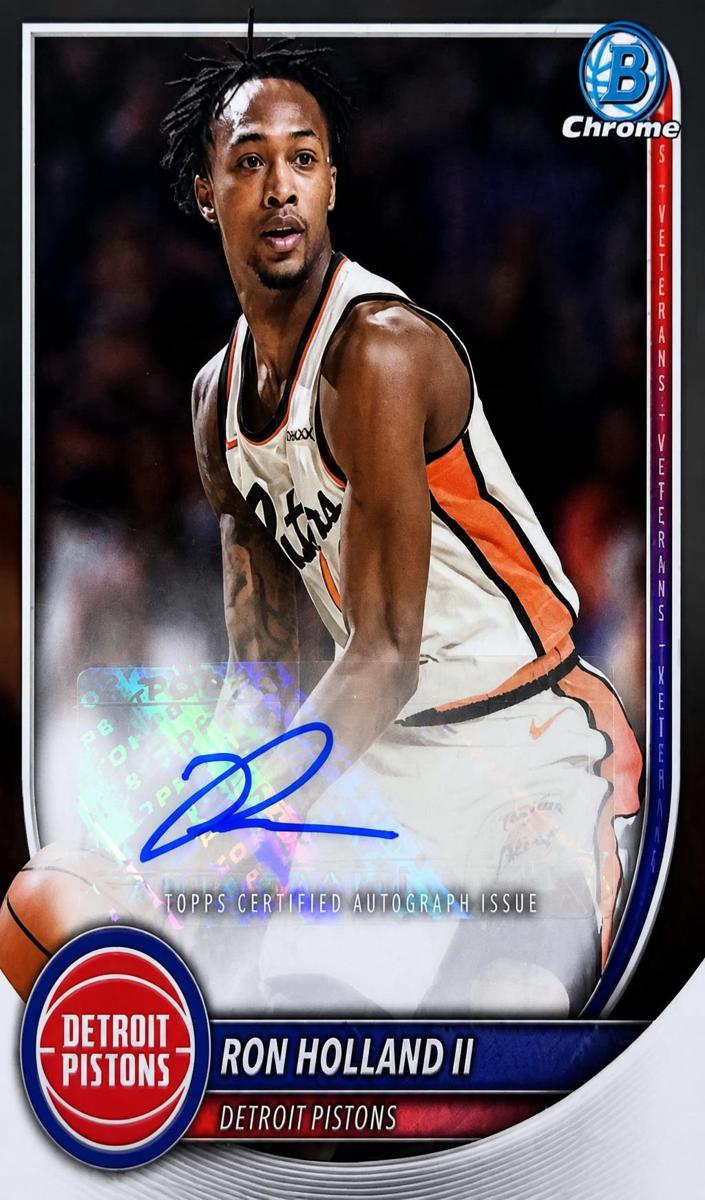 Ron Holland II 2025 Bowman Chrome Autographs Basketball