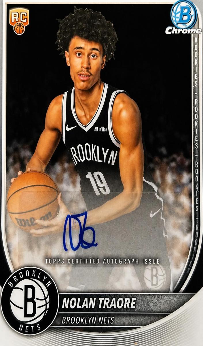 Nolan Traore 2025 Bowman Basketball card