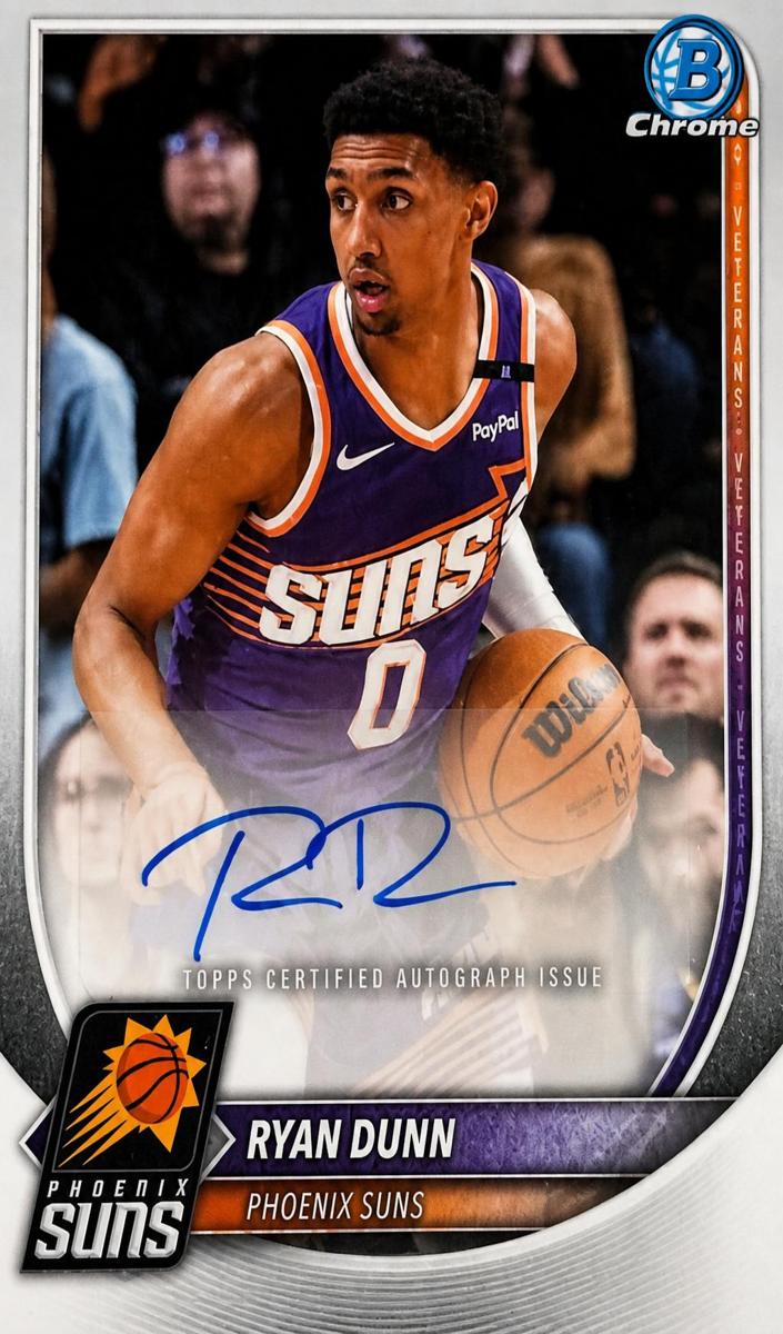 Ryan Dunn 2025 Bowman Basketball card