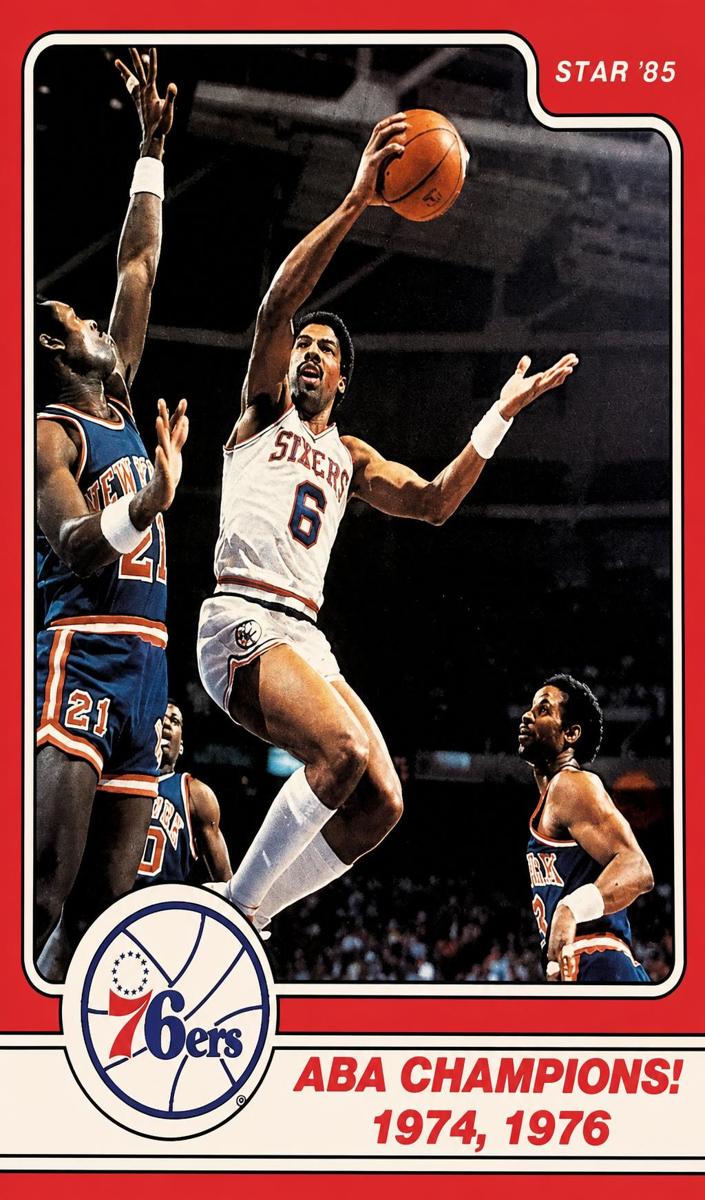 1984 Julius Erving [ABA Career Highlights] #13