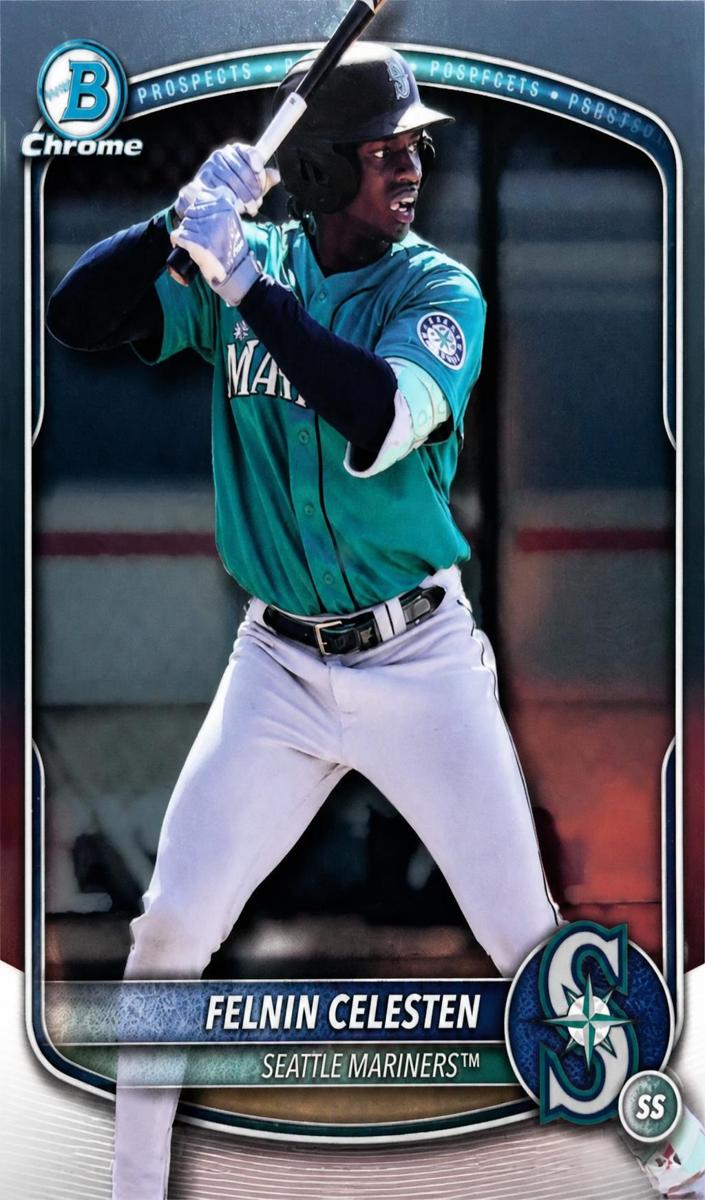 Felnin Celesten 2025 Bowman Draft Chrome card