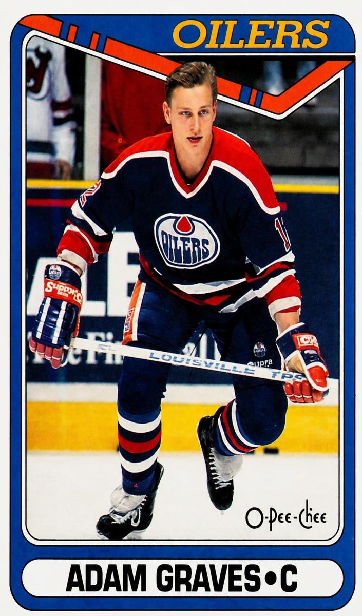 1990 O-Pee-Chee Adam Graves #480 card
