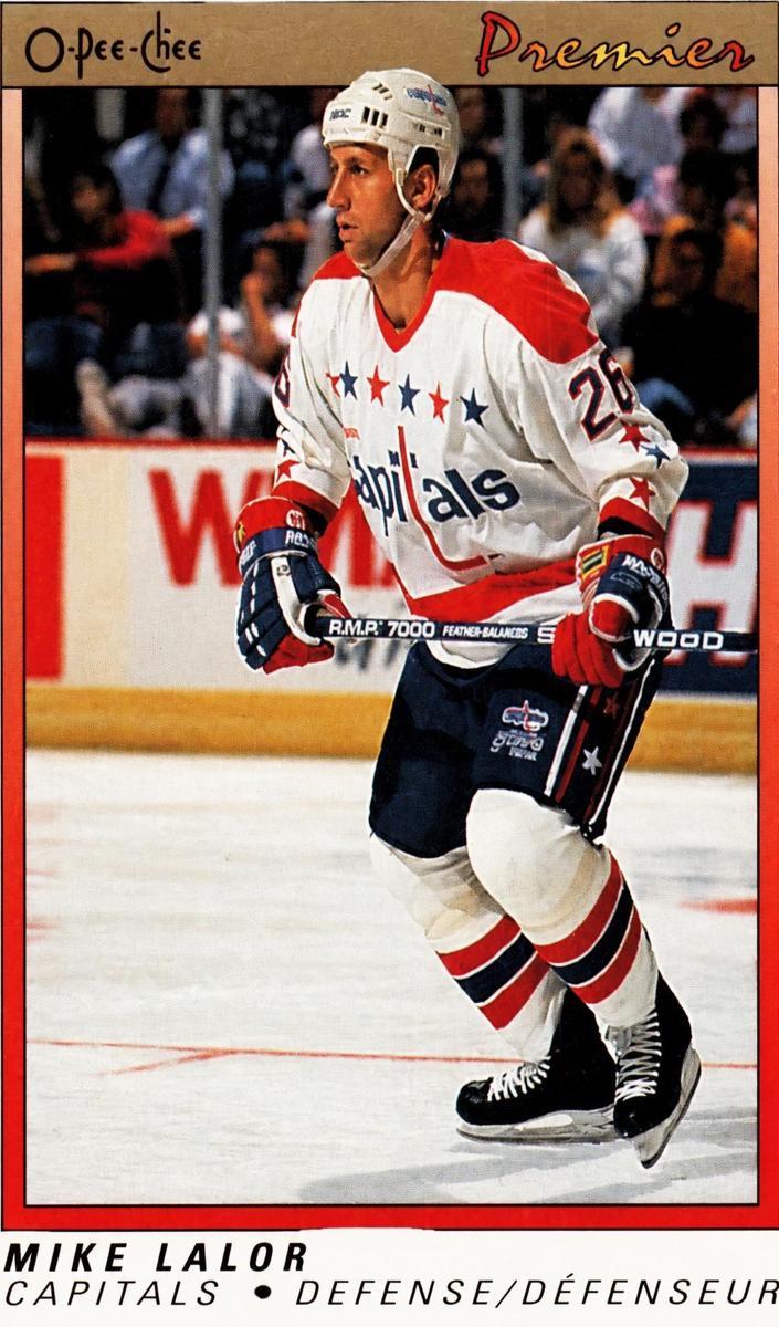 1990 O-Pee-Chee Premier Mike Lalor #57 card
