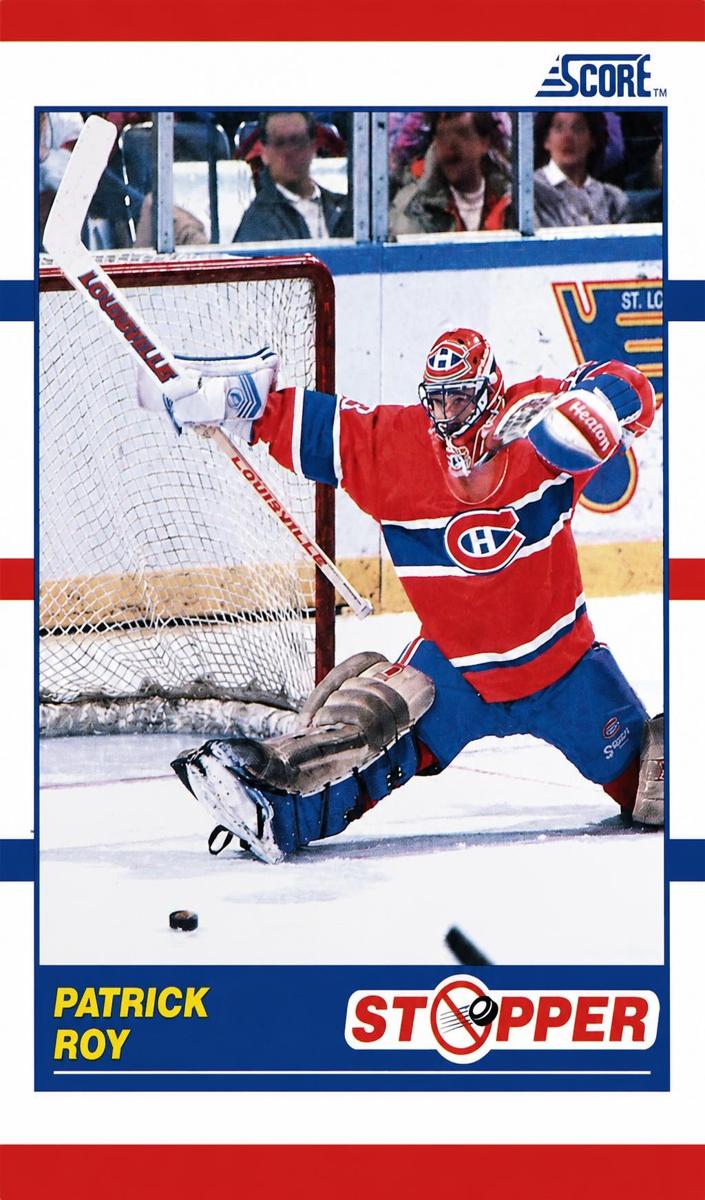 1990 Score Patrick Roy #344 card