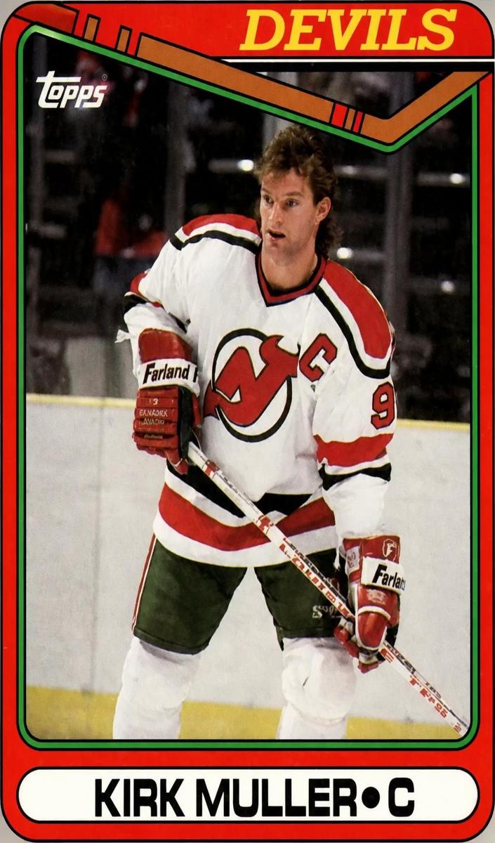 1990 Topps Kirk Muller #245 card