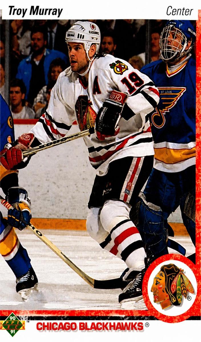 1990 Upper Deck Troy Murray #112 card