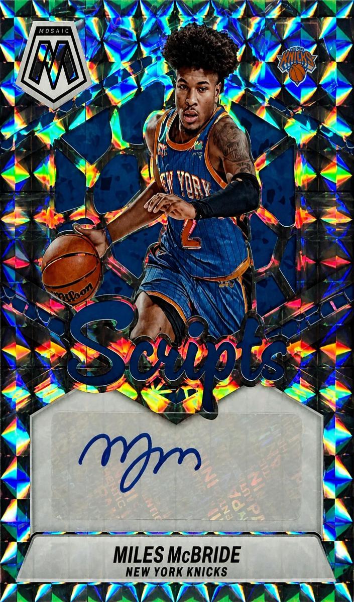 2023 Panini Mosaic Miles McBride #MS-MCB card