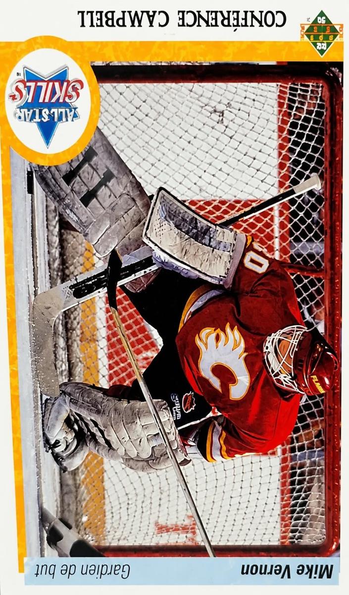 1990 Upper Deck Mike Vernon #495 card