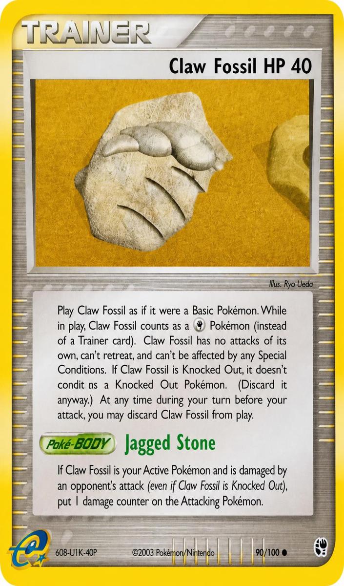 2003 Claw Fossil HP 40 #90