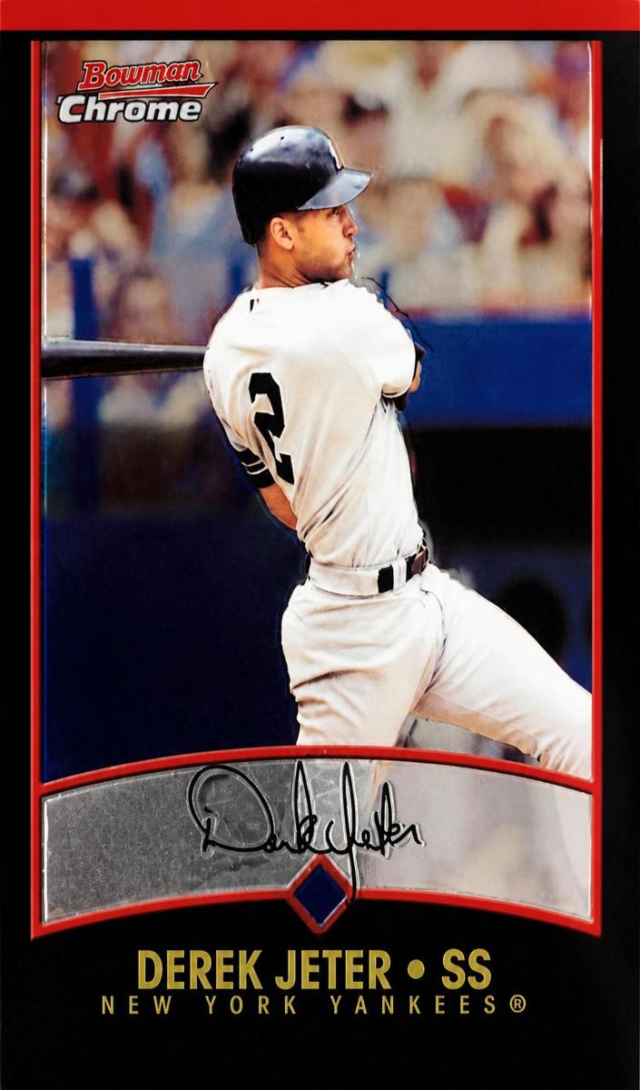 2001 Bowman Chrome Derek Jeter #56 card