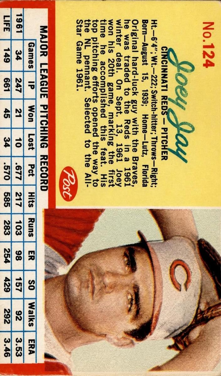 1962 Joey Jay [Red Lines] #124