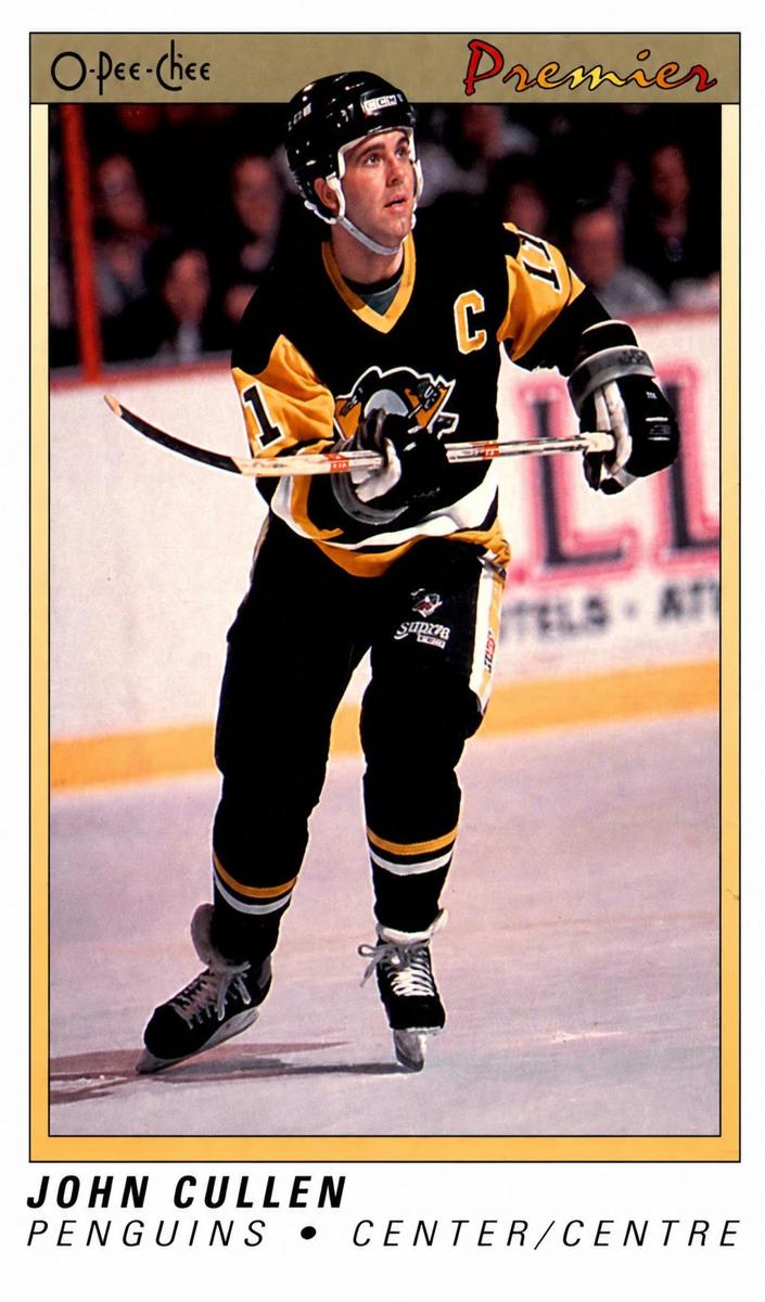 1990 O-Pee-Chee Premier John Cullen #20 card