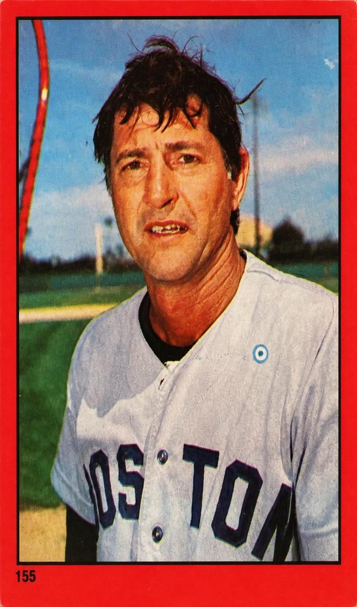 1982 Topps Stickers Carl Yastrzemski #155 card