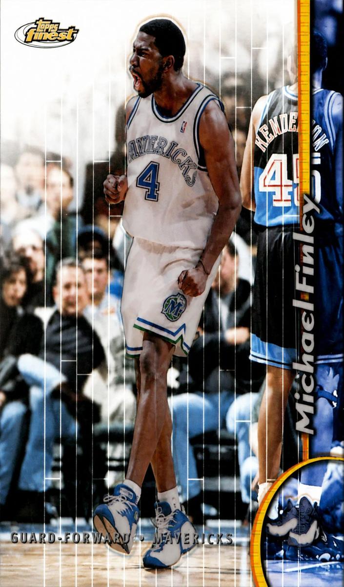 1998 Topps Finest Michael Finley #169 card