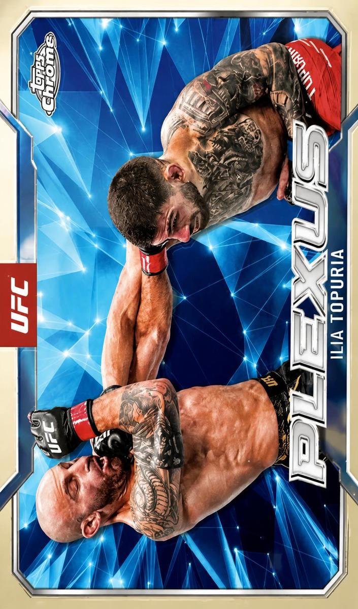 2025 Ilia Topuria [Red White Blue Refractor] #PLX-6