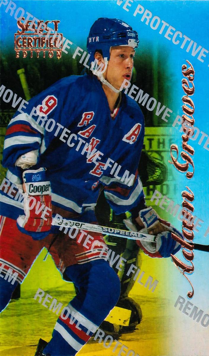 1996 Select Certified Adam Graves [Red] #51 card