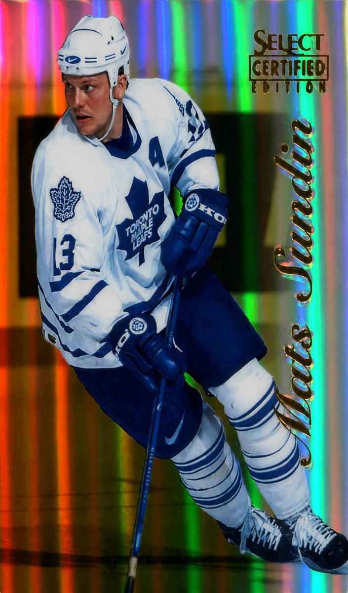 1996 Select Certified Mats Sundin #85 card