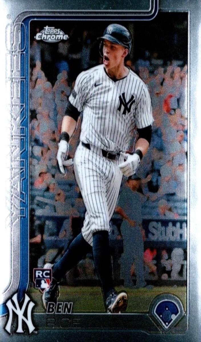 Ben Rice 2025 Topps Chrome Baseball card