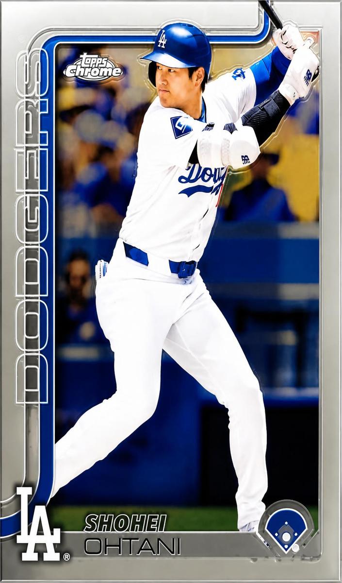 Shohei Ohtani 2025 Topps Chrome Baseball card