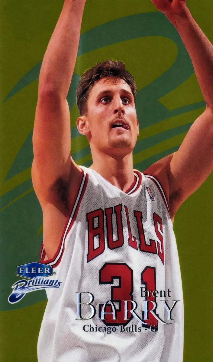 1998 Brent Barry [Gold] #12