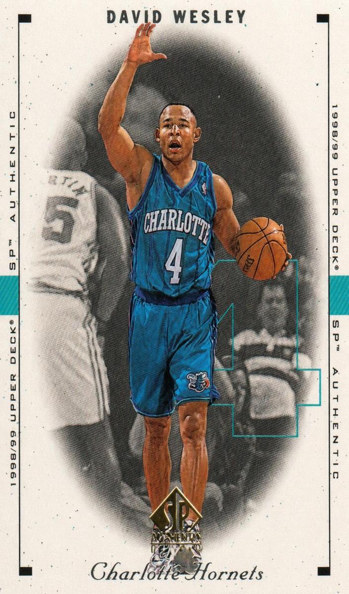 1998 SP Authentic David Wesley #18 card
