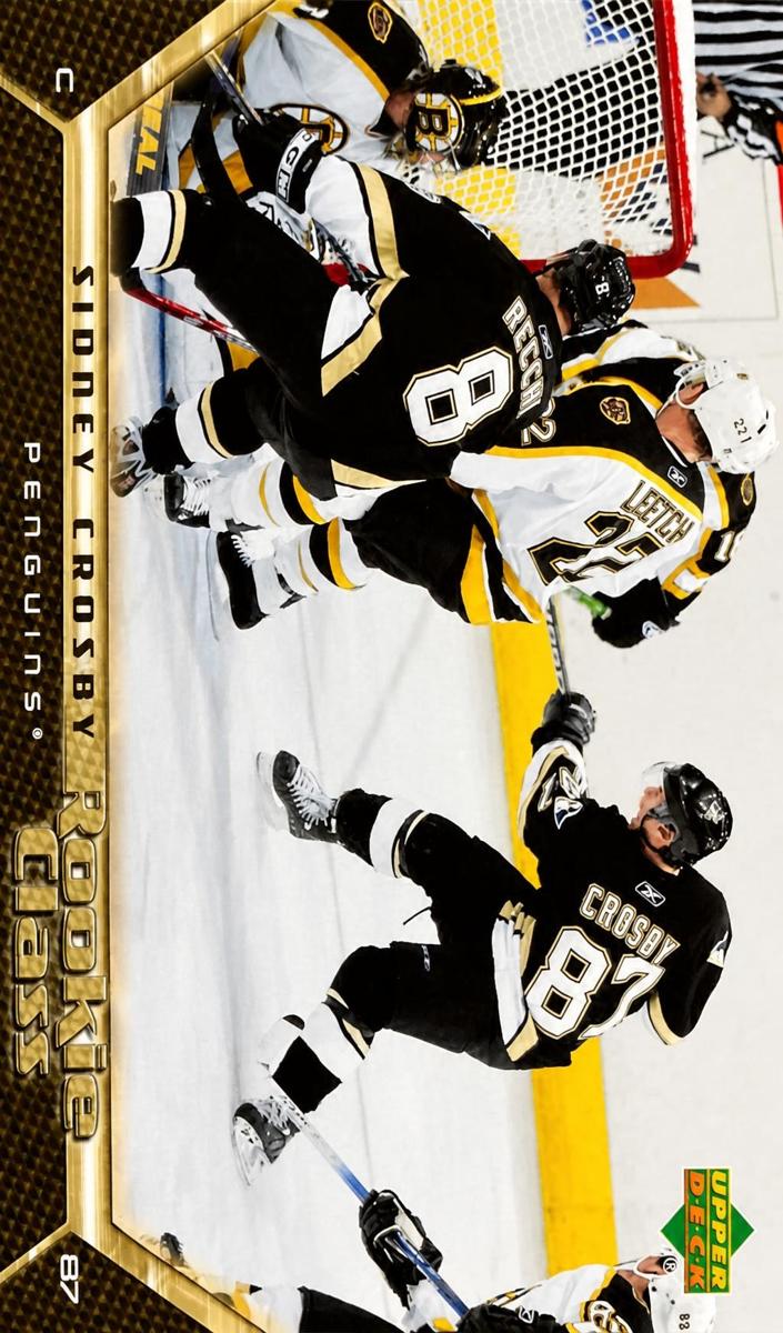 2005 Upper Deck Rookie Class Commemorative Boxtoppers Sidney Crosby #CC-1 card