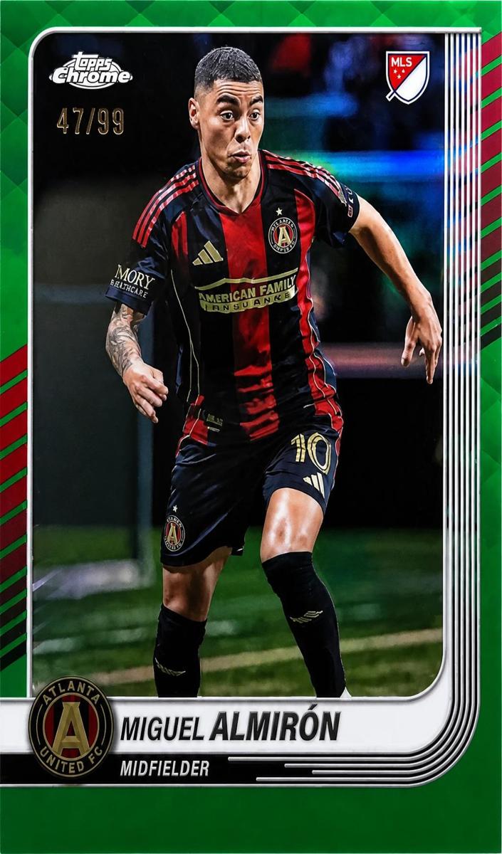 2025 Miguel Almiron [Green Refractor] #63
