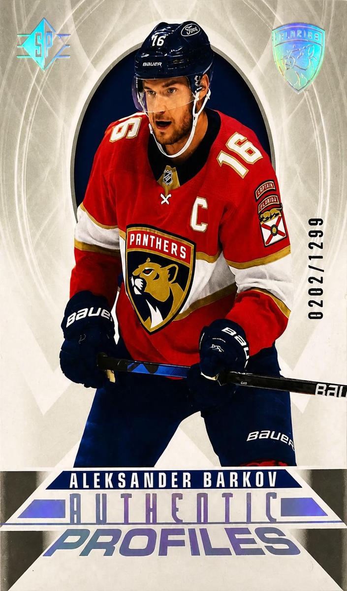 2020 SP Aleksander Barkov [Blue] #AP18 card