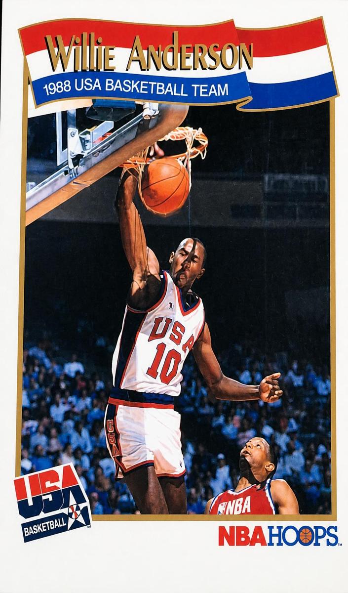 1991 Hoops Willie Anderson #565 card