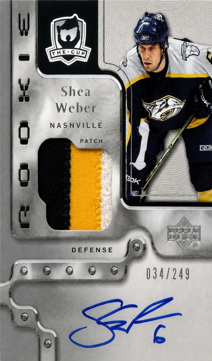 2006 Upper Deck The Cup Shea Weber #139 card