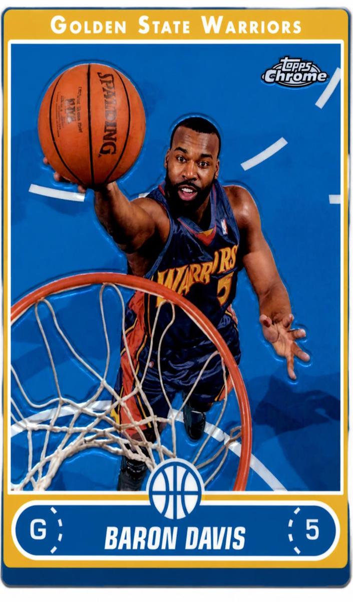2006 Topps Chrome Baron Davis #33 card