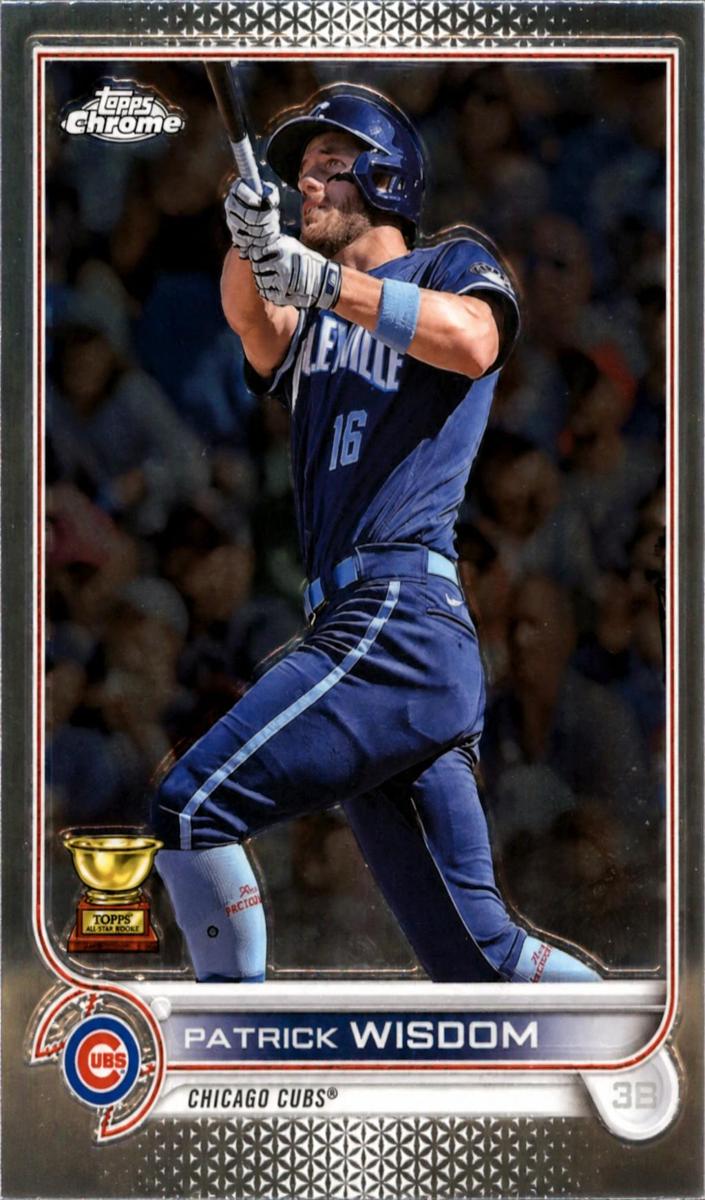 2022 Topps Chrome Patrick Wisdom #198 card