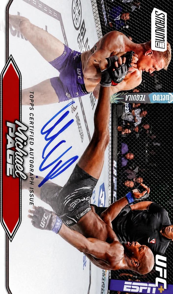 2025 Topps Stadium Club Autograph Michael Page #BCA-MPE card