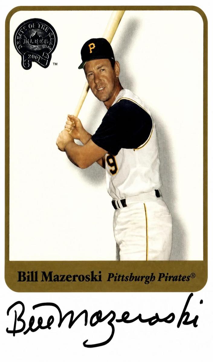 2001 Bill Mazeroski #NNO