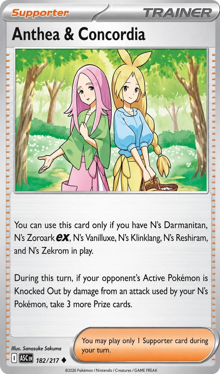 Anthea & Concordia 2026 Pokemon Mega Evolution Ascended Heroes