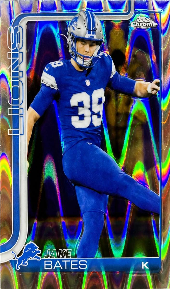 2025 Jake Bates [Aqua Refractor] #105