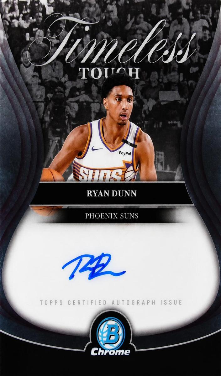 2025 Bowman Ryan Dunn #TTA-RD card