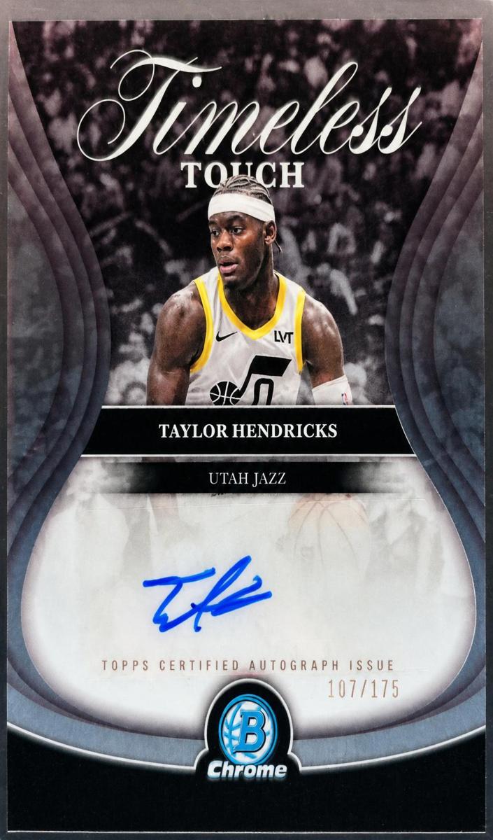 Taylor Hendricks 2025 Bowman Basketball card