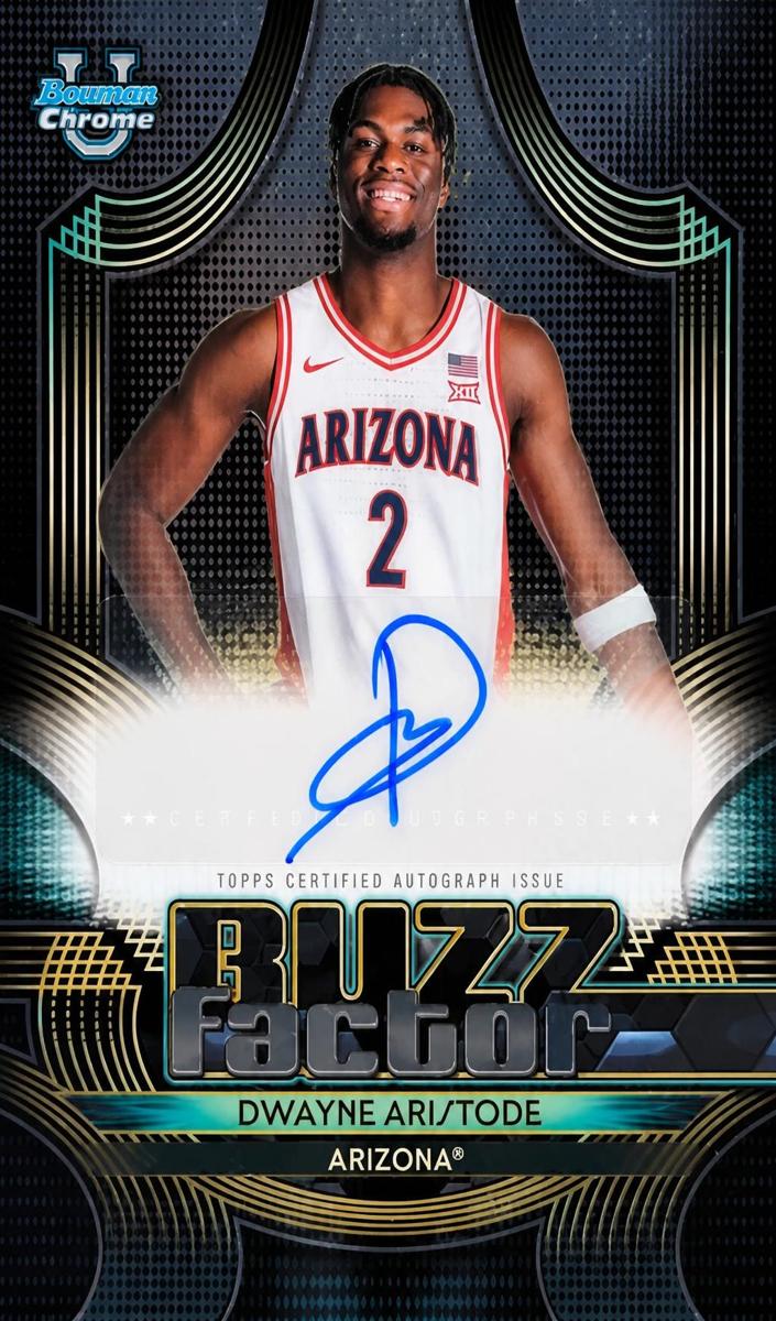 Dwayne Aristode 2025 Bowman Basketball card